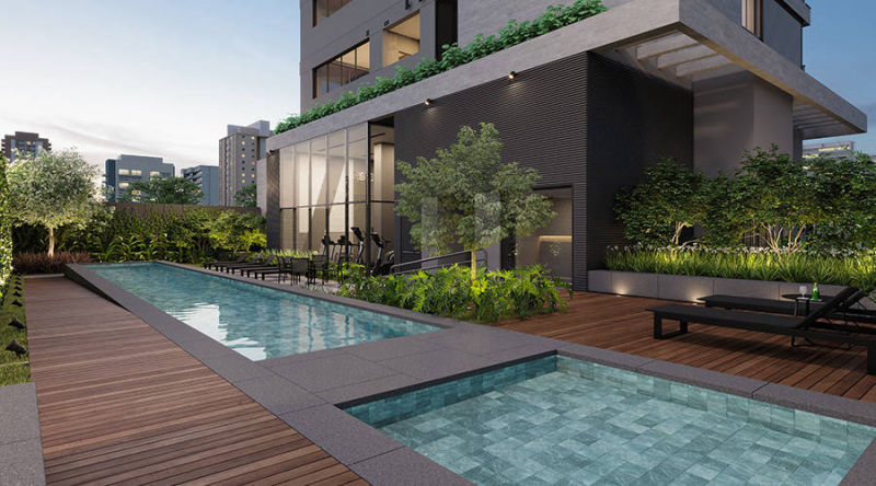 Address Jardins - Piscina